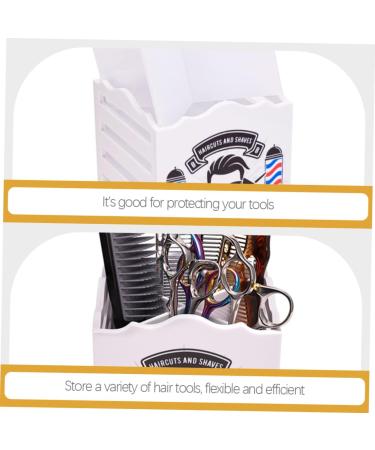 Generic Storage Box Barber Scissor Holder Haircut Scissor Holder Salon Comb Organizer Hair Brush Organizer Barbershop Scissor Holder Hair Holder Plastic Hairbrush Desktop - Buy Online on GoSupps.com