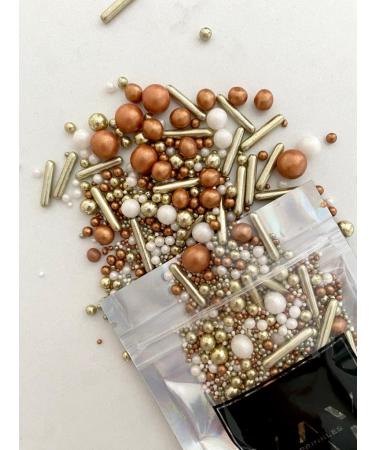 Edible Bronze Gold Treasures Cake Sprinkles Luxury Mix 45g Cupcake Cake Decoration Gold Sprinkles Cake Sprinkles Mix Rose Gold Sprinkles Pink Sprinkles - Buy Online on GoSupps.com