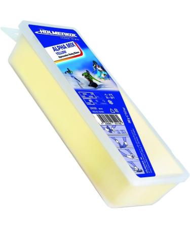 Holmenkol Alphamix Yellow Base Wax 150g - Premium Ski Wax for All Snow Conditions | International Shipping Available - Buy Online on GoSupps.com