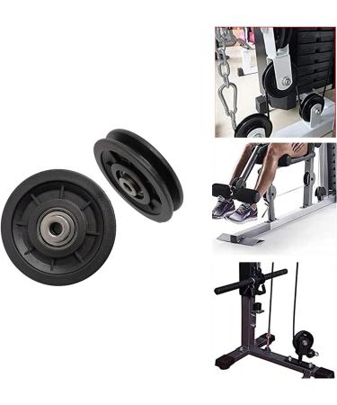 Buy Lankai 2-Piece 90mm Rope Roll - Universal Warehouse Strap & Deflection Roller for Gym Fitness & Garage Door - Buy Online on GoSupps.com