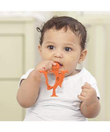 Shenrongtong Pumpkin Silicone Bite Ring for Babies - Food-Grade Easy to Grasp Safe for 3 Months+ - Buy Online on GoSupps.com
