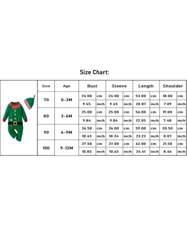LIKPOJA Newborn Baby First Christmas Elf Outfit - Santa Costume with Elf Hat for Baby Boys & Girls 9-12 Months - Buy Online on GoSupps.com