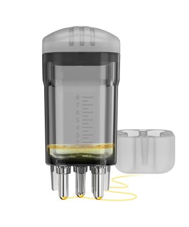 Applicateur D'huile Pour Le Cuir Chevelu Peigne Massant Distribuant l'Huile Portable | Fournitures de Soins Personnels pour Toute la Famille Noir