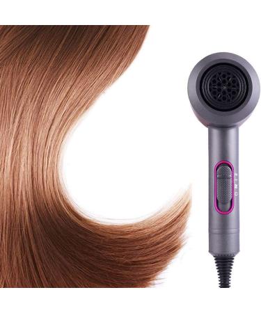 Hair Dryer 1800W Ionic Blow Dryer Professional Hairdryer Powerful Ac Motor 3 Temperature 2 Speed & 1 Cool Setting Quick Drying Less Hair Damage 110-240V/B (A) - Buy Online on GoSupps.com