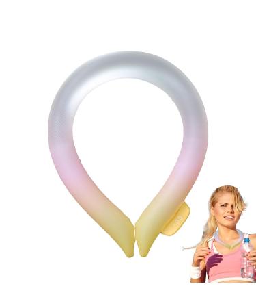 Naked Cooling Tube - Adjustable Neck Wrap | Effective Ice Rings for Hot Weather | Biudui Yellow - Portable & Hands-Free Design for Indoor & Outdoor Workers - Buy Online on GoSupps.com