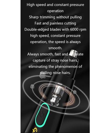 Nose Hair Trimmer - Precision Rechargeable Tool for Nose & Ear Hair Removal | Wet/Dry Use Easy Clean Hypoallergenic Stainless Steel Blades - International Shipping - Buy Online on GoSupps.com