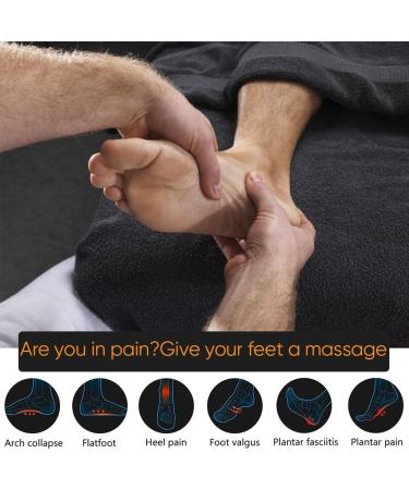 Plantar Fasciitis Insoles - Comfort High Arch Support Inserts for Men & Women - Podiatrist Recommended Shock Absorbing Foot Pain Relief & Height Increase (3.5cm) - Black - Buy Online on GoSupps.com