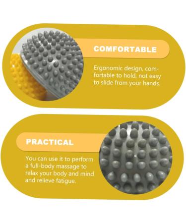Durian Ball Portable Foot Massager - Office & Home Relaxation Tool for Muscle Relief | 16x16x8cm Gray - Buy Online on GoSupps.com