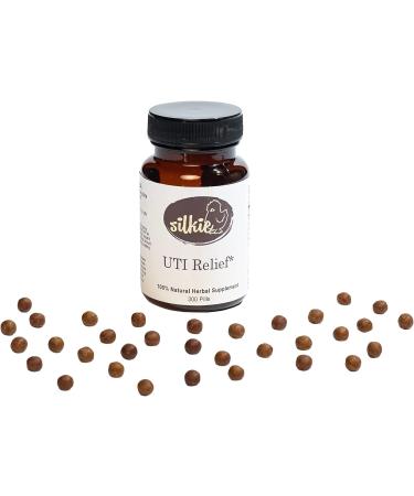 Silkie UTI Relief Capsules - Urinary Tract Support Supplement | Pain, Burning, and Urgency Relief | Improve Urine Flow & Frequency | 300 Count - Buy Online on GoSupps.com