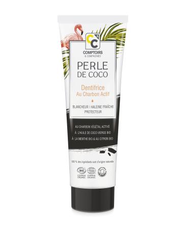 COCONUT PEARL - ACTIVE VEGETABLE CHARCOAL TOOTHPASTE - 75 ml