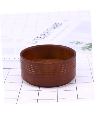 Frcolor Large Wooden Soap Bowl for Shaving | Premium Barber Soap Shell | Travel-Friendly Bamboo Shaving Tool for Men - Buy Online on GoSupps.com
