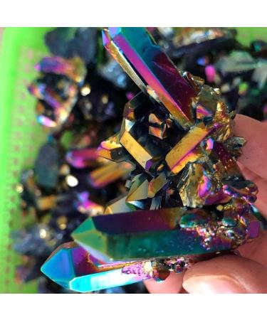 Health & Household Natural Electroplating Metal Crystal Cluster Quartz Crystal (Size : 100-120g) - Buy Online on GoSupps.com