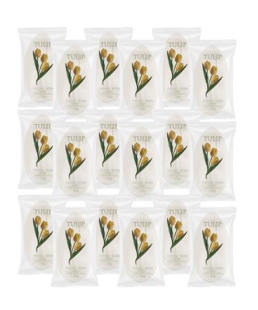 TULIP 108 Count Travel/Spa Facial Body Soap 0.7 Ounce Hotel Size In Bulk Individually Wrapped Scented With A Fresh Fragrance