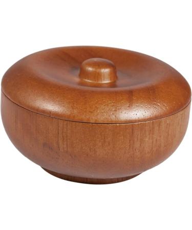 Premium Wooden Shaving Bowl with Lid | Healeeved Shaving Cup for Men | Bamboo Razor Brush Included - Perfect for Smooth Shaves - Buy Online on GoSupps.com