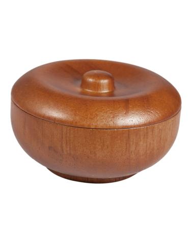 Magiclulu 2 STK Razor shells for men Salon fashion coal shaving cup of wooden shell of wood shaving shell shaving sets for men shaving shovel shaving man soap bowl bamboo with lid