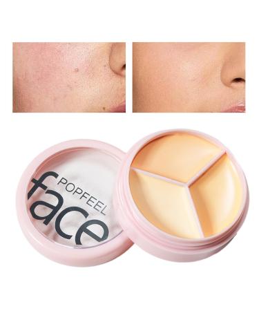 Wenmin Concealer Palette Cream Tricolour Cream Contour Foundation Colour Contour Foundation Colour Concealer Makeup Waterproof Wenmin