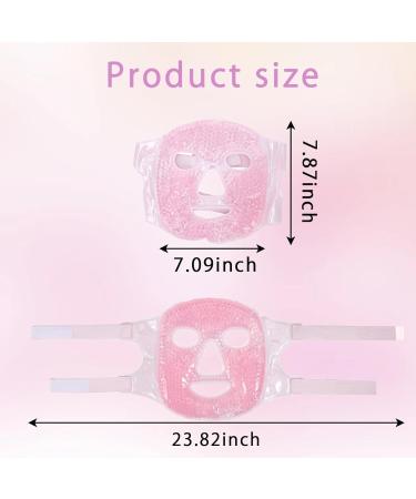 Cooling Face Mask Women Ice Mask for Face Reusable Ice Face Mask Facial Care Suitable for Reducing Facial Swelling/Dark Circles/Swelling/Facial Relaxation/Reduce Eye Bags/Headache - Buy Online on GoSupps.com