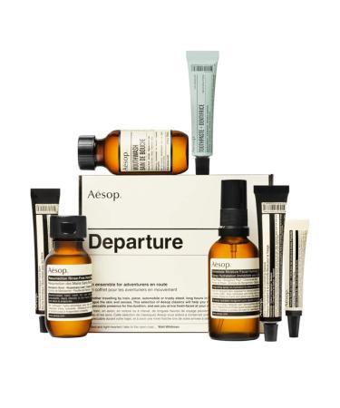 Aesop Departure 7-Piece Travel Kit! Seven Travel-Sized Essentials For Hand Care Skincare And Oral Care! Cleanse And Moisturize The Hands Skin & Oral Hygiene! Arrive Fresh-Faced At Your Destination!