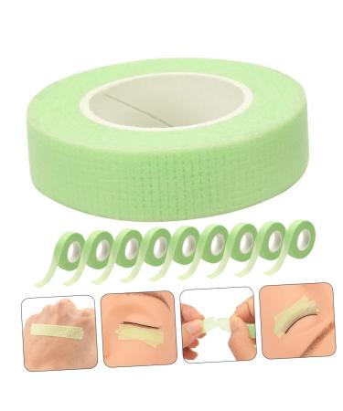 DRESSOOS 10 Rolls Lash Supplies Lash Tape Makeup Tape Green Duct Tape Lash Grafting Tape Lash Lift Tape Fabric Tape Makeup Supplies Lash Extension Tape Eye Shadow Major Non-woven Fabric 5.5x1.2cm Green 1 - Buy Online on GoSupps.com