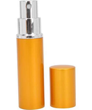 Yinhing Portable Aluminum Perfume Spray Bottle Set Leak Proof Reusable Aluminum Nozzle Glass Bottle Empty Perfume Atomize for Travel 10ml By 5pc (Gold) - Buy Online on GoSupps.com