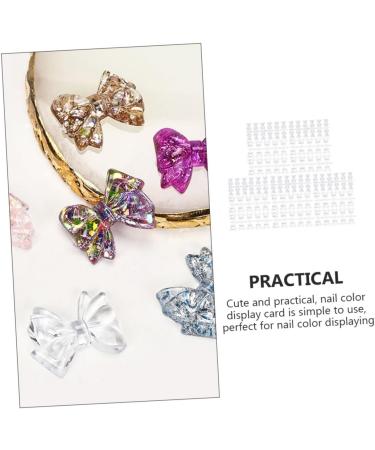 SOESFOUFU 3 Manicure Tools Transparent Nail Color Displaying Tool Cute Nail Color Displaying Tool Nail Art Tool Nail Tools Cute Nail Color Display Tool Bow Tie Polishing Plate - Buy Online on GoSupps.com