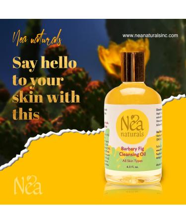 Barbary Fig Cleansing Oil | Natural Anti-Aging Makeup Remover | Facial Cleanser for All Skin Types | 4.0 fl. oz - Shop Internationally - Buy Online on GoSupps.com