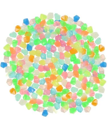 300 Colorful Fluorescent Stones - Bright Pebbles for Garden Decor Sidewalks & Grass Court - Buy Online on GoSupps.com
