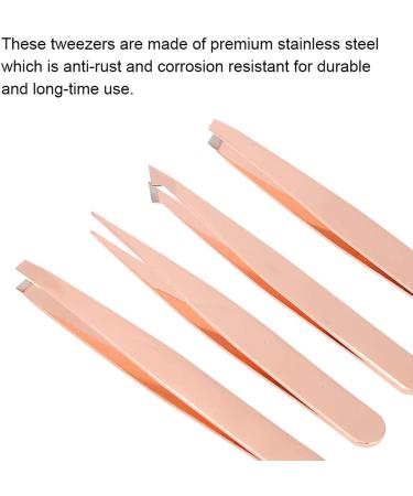 Anti-Rust Small Size Eyebrow Tweezer Slant Tip Tweezer Effectively Working Performence Makeup for Makeup Lovers - Buy Online on GoSupps.com