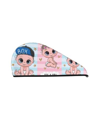 Boy Girl Microfiber Hair Towel Soft Super Absorbent Hair Towel Wrap for Women Coral Velvet Quick Dry Hair Cap for Long Curly and Thick Hair