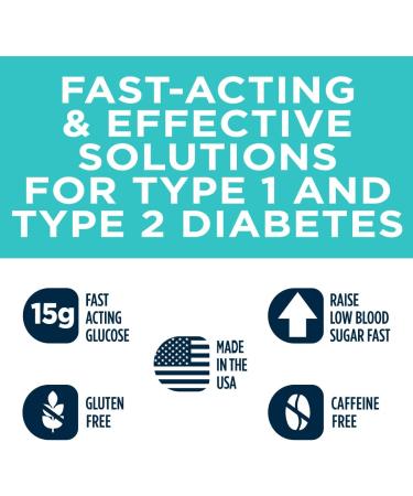 Transcend Mixed Berry Glucose Shots 12 Pack - Fast Acting Blood Sugar Support for Diabetics - Gluten Free Vegan Formula - 15g Dose - Made in USA - 2.5oz Each (Pack of 12) - Buy Online on GoSupps.com