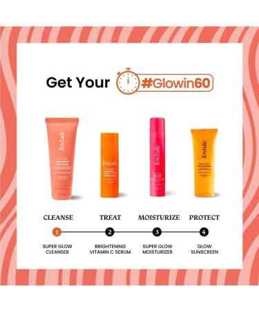 Fox tale Vitamin C Super Glow Face Wash with Papaya enzyme | Reduces Tan | Boosts Glow | Gently Exfoliates & Brightens Skin | Reduces Pigmentation | Face Wash for Men & Women- 100ml - Buy Online on GoSupps.com