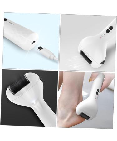 Housoutil 3 Sets Pedicure Reusable Foot Rechargeable Foot Grinding Tool Electronic Tools Home Foot Dead Skin Trimmer Power Tools Care Callus White Quartz - Buy Online on GoSupps.com