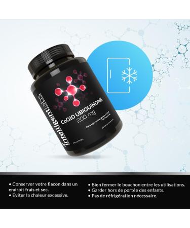 Intelligent Labs CoQ10 Ubiquinone Capsules 200mg | 120 Servings | Easy to Swallow Super Potent Capsules - Buy Online on GoSupps.com