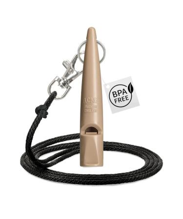 Acme dog whistle No.210.5 + free pipe band |Audible for all dogs - loud and extensive |For professional recall dog training (nougat) - Buy Online on GoSupps.com
