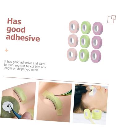 Didiseaon 9 Rolls Lash Tape Under Eye Tapes Medical Adhesive Tape Grafting Eyelash Tool Eyelash Supplies Adhesive Lash Tape Non-woven Fabric Eyelash Curler Breathable - Buy Online on GoSupps.com