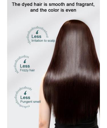 Christmas Gift-10PCS Plant Bubble Hair Dye Shampoo Amazing Gray Hair Covering Effect Plant Foam Hair Care Hair Dye Natural Hair Dye Shampoo for Men&Women (10PCS Cool Brown) - Buy Online on GoSupps.com