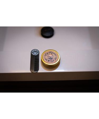The Vintage Grooming Co. Death Grip Mustache Wax & Comb Set - Buy Online on GoSupps.com