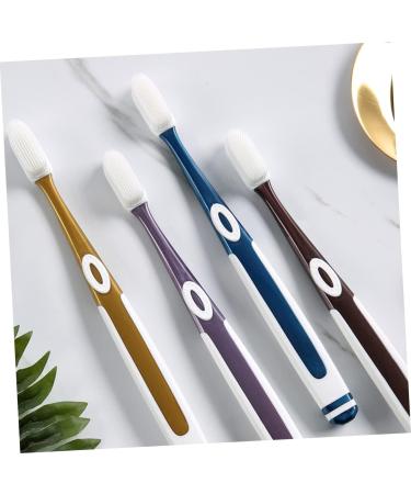 4Pcs Nano Toothbrush Set - Portable Extra Soft Manual Toothbrushes for Sensitive Care - Ideal for Adults | International Shipping Available - Buy Online on GoSupps.com