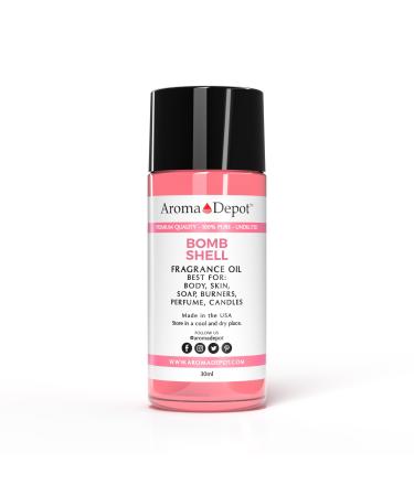 Bombshell Type 30ml Fragrance Oil I Perfume I Skin Oil I Scented Oil. DIY Projects such as Candles Bath Bombs Body Butters Creams & Lotions. Few Drops in The Diffuser Burners or Warmers.