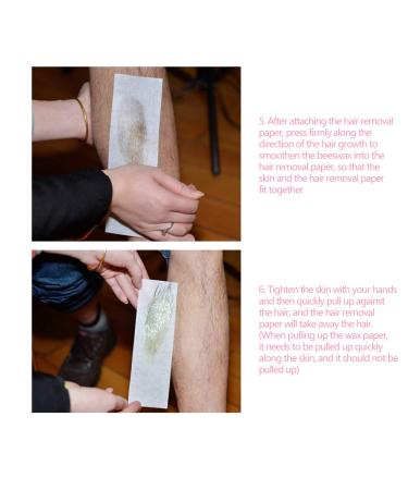 500PCS Non Woven Hair Removal Wax Strips for Arms Legs & Armpits - Body Depilatory Wax Paper - Buy Online on GoSupps.com