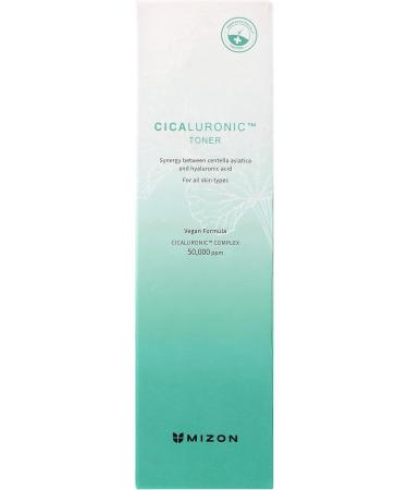 MIZON Cicaluronic Toner - Hyaluronic Acid & Centella Asiatica Vegan 90% Natural Wrinkle Care Long Lasting Hydration (150ml) - International Shipping - Buy Online on GoSupps.com