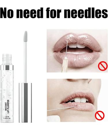 Nourishmax Lip Plumper - Instant Lip Plumper Gloss Nutri-Filler Lips Collagen Lip Plumper Gloss Day and Night Lip Plumper (2PCS) - Buy Online on GoSupps.com