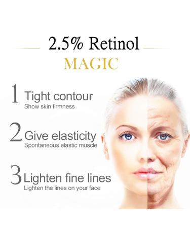 Retinol Face Night Cream - 2.5% Retinol Hyaluronic Acid Vitamin E | Anti-Aging & Fine Line Reducer - 1.7OZ - Buy Online on GoSupps.com