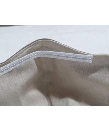 Nose Bridge Strip Fabric Wrapped Copper Wire - Washable & Sewable - White 5 Yards - Buy Online on GoSupps.com