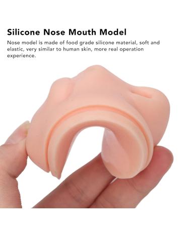 3pcs Professional Soft Silicone Nose & Mouth Piercing Models - Buy Online on GoSupps.com