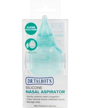 Dr. Talbot's BPA-Free Silicone Baby Nasal Aspirator with Storage Case - Blue Elephant - Buy Online on GoSupps.com