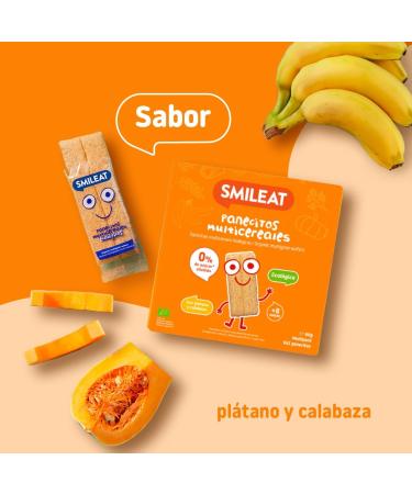 Smileat Cereal Muffins with Banana and Organic Pumpkin 60 g - Buy Online on GoSupps.com