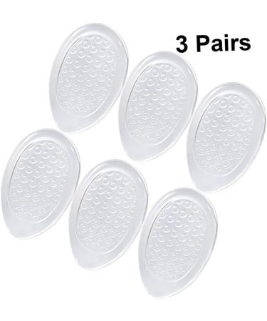 3 Pairs Gel Heel Cushions for Plantar Pain Relief - High Heel Pads & Crystal Second Half Pad for Ultimate Comfort - Buy Online on GoSupps.com