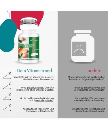 Apple Cider Vinegar Capsules 2000mg | High Dosage Vegan Supplement | 240 Capsules | Vitamintrend  - Buy Online on GoSupps.com