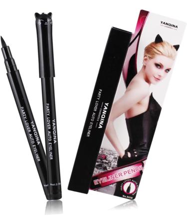 FOMIYES 2pcs Waterproof Eyeliner Pencil Makeup Eyeline Pencil Three-dimensional Liquid Eyeliner 1 count (Pack of 1) Blackx2pcs - Buy Online on GoSupps.com